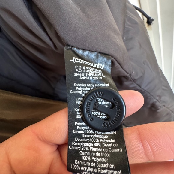 Aritzia Community Parka with removable Faux fur hood trim - Picture 6 of 8